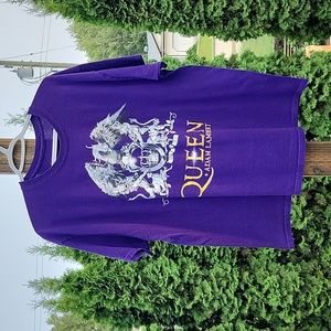 Queen and Adam Lambert Rhapsodie tour shirt size XL
